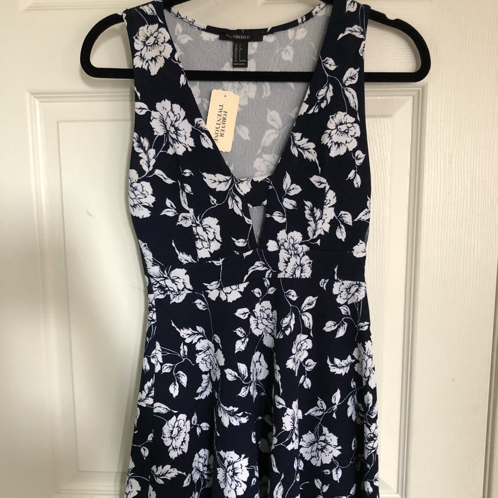 Blue and White Sundress
